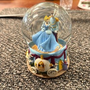 COPY - Disney Cinderella Musical Snow Water Globe by Enesco Collectible